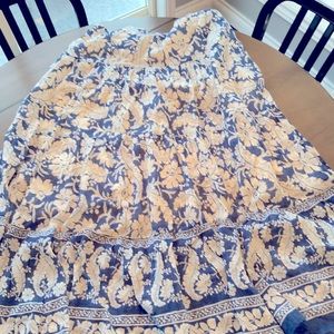 Chaps Cotton Skirt